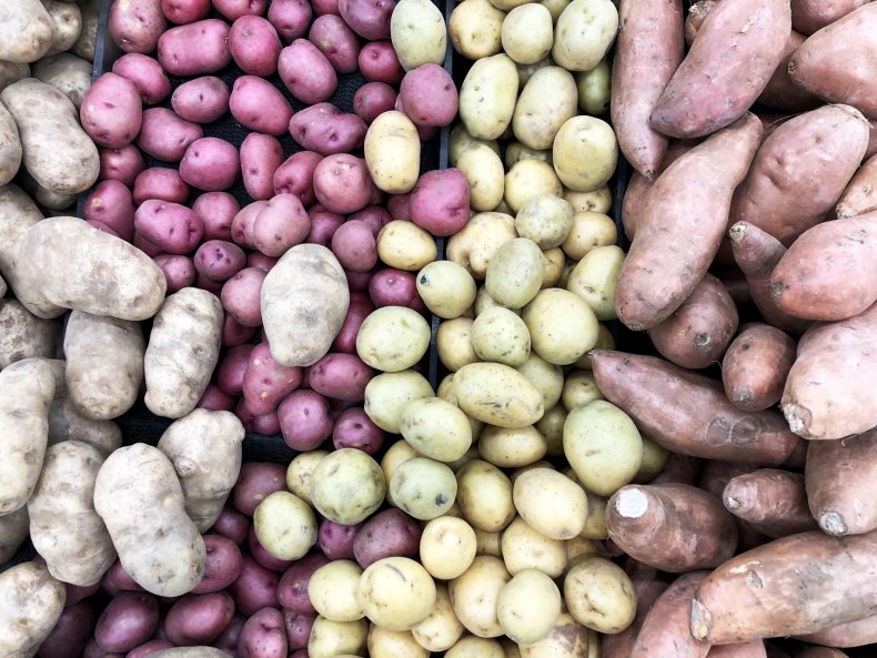 File photo of potatoes.