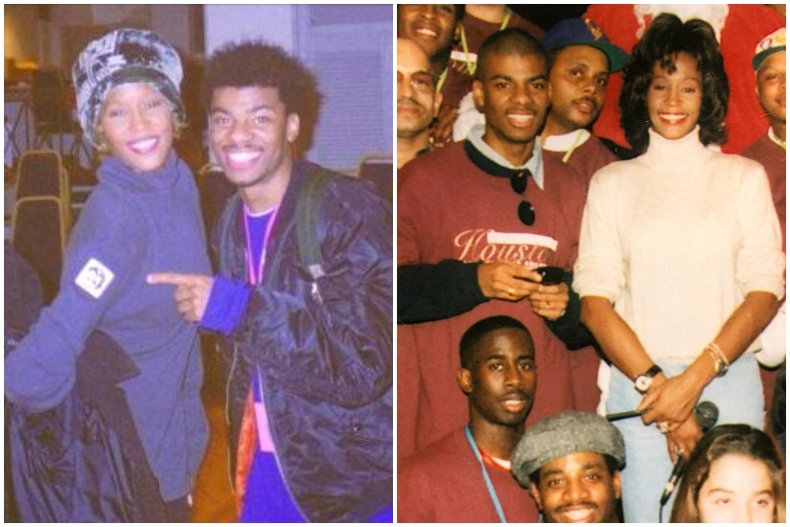 Whitney Houston and her friend, Winston Virgo