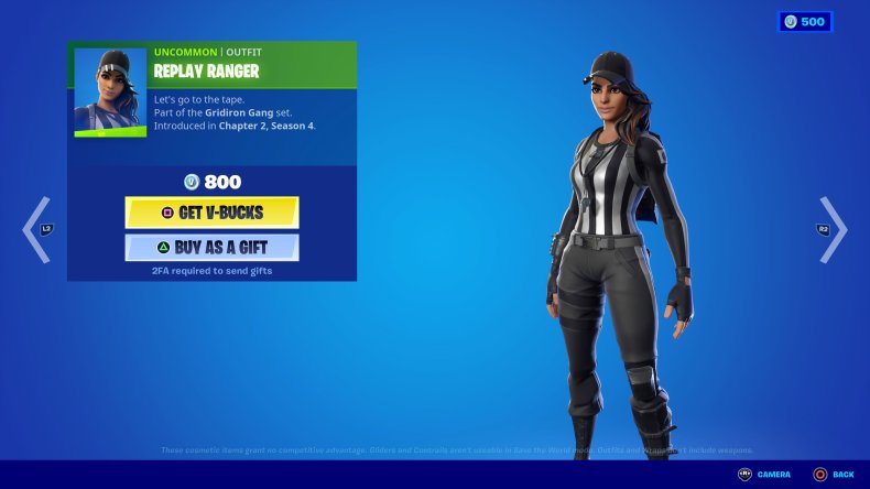 Replay Ranger Outfit in Fortnite
