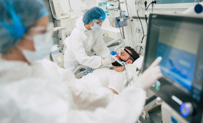 A COVID-19 patient