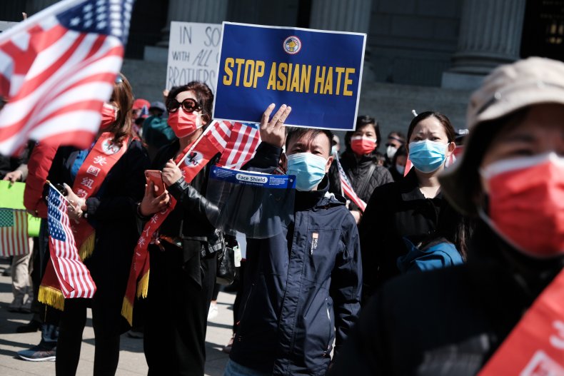 Anti-Asian hate crimes Manhattan