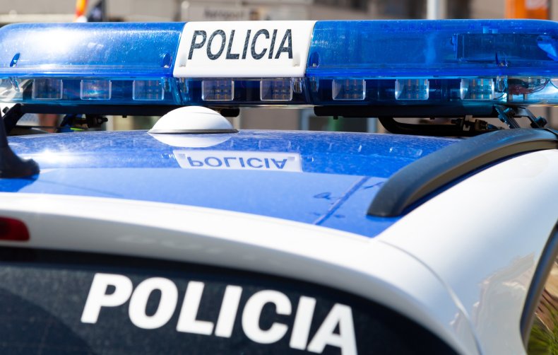 Spanish police car