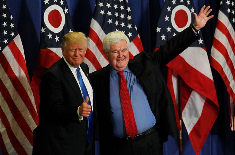 Donald Trump and Newt Gingrich