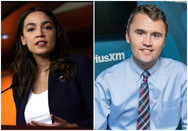 AOC Charlie Kirk