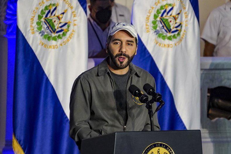 Salvadoran president Nayib Bukele