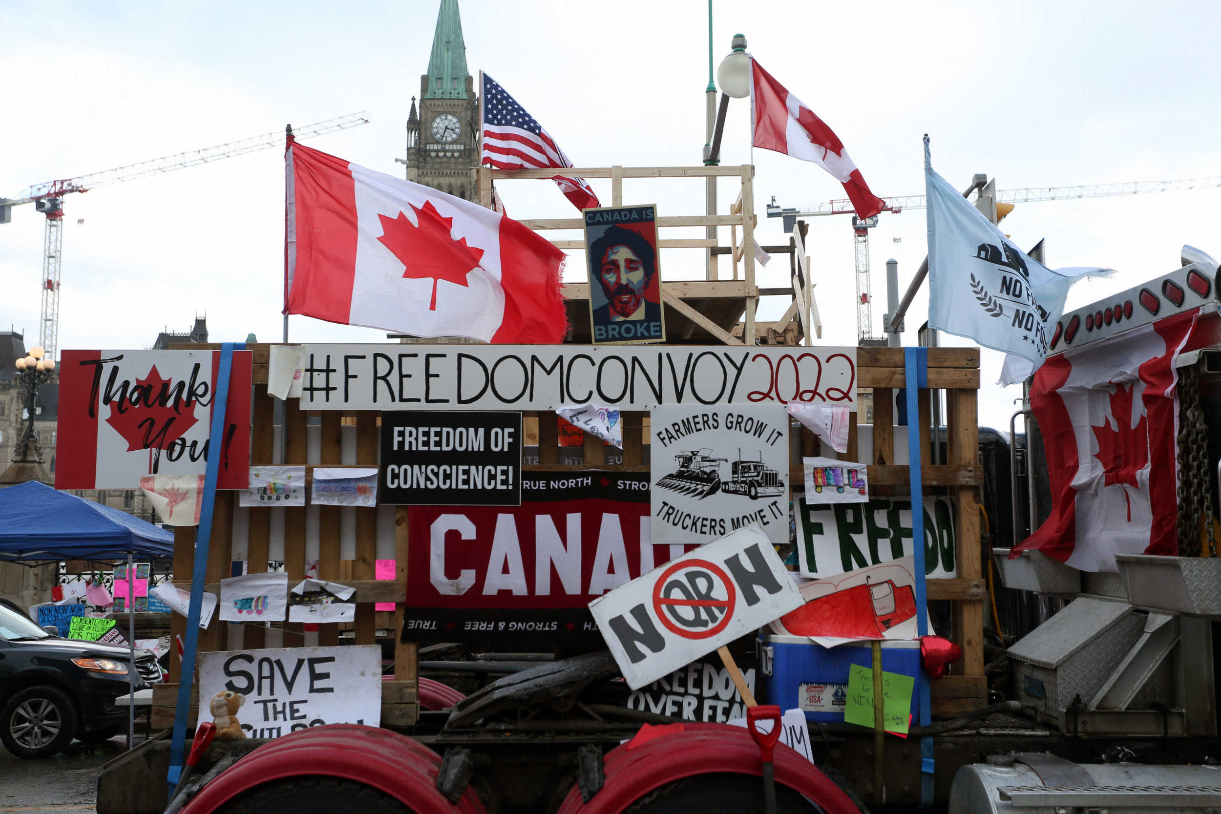 GiveSendGo Risks Breaking Anti-Terrorism Laws by Funding Truckers' Protests