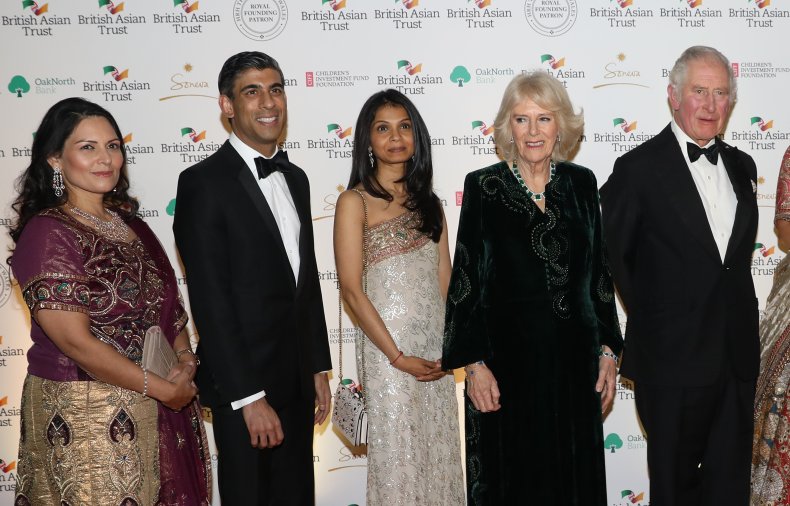 Prince Charles With Sunak and Patel