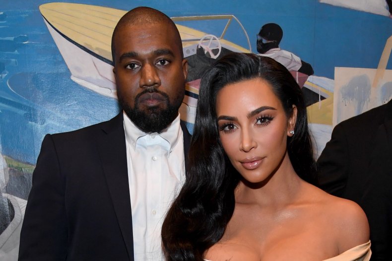 Kanye West and Kim Kardashian