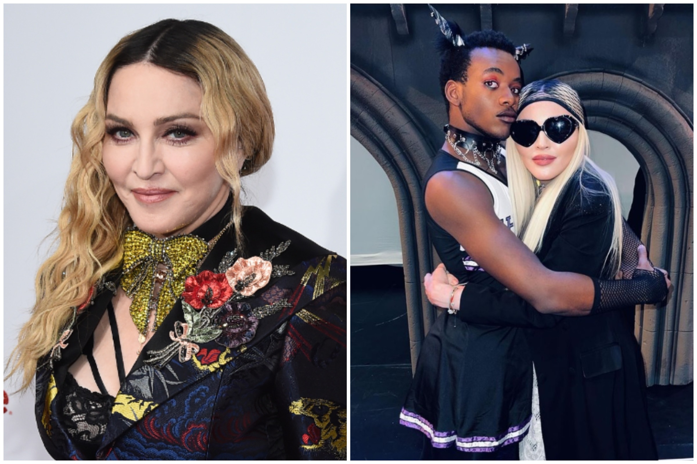 Madonna Celebrates Her Son David Banda as He Poses in Cheerleading