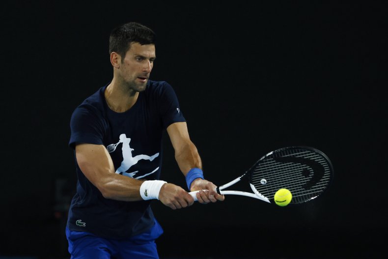 Novak Djokovic Vaccine COVID Tennis Grand Slam