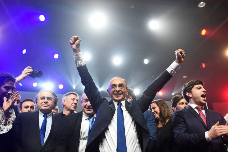 Eric Zemmour campaign rally