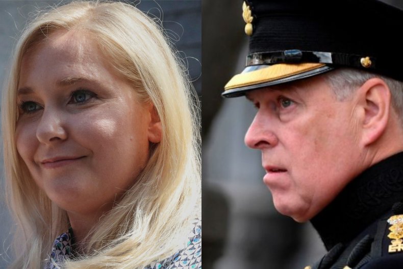 Virginia Giuffre and Prince Andrew