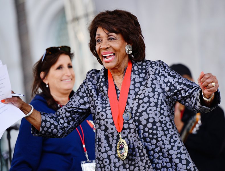Maxine Waters Attends the Women's March