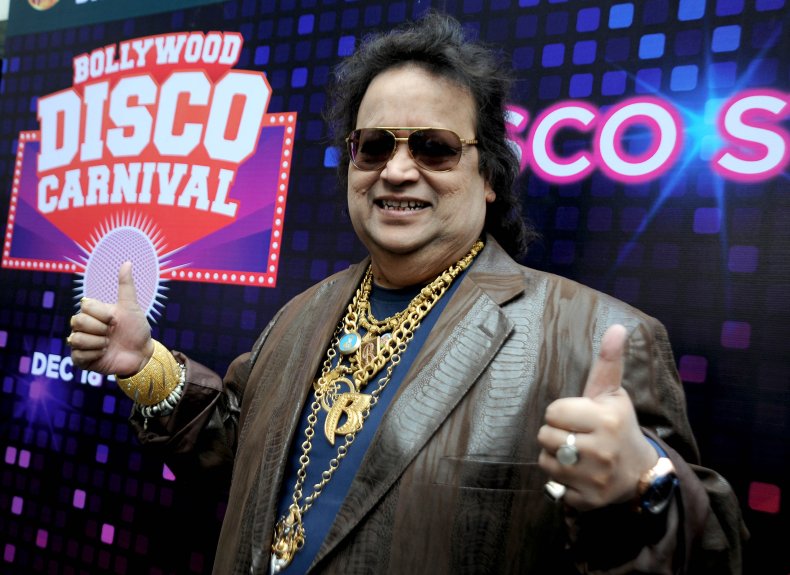 Bollywood music composer and singer Bappi Lahiri