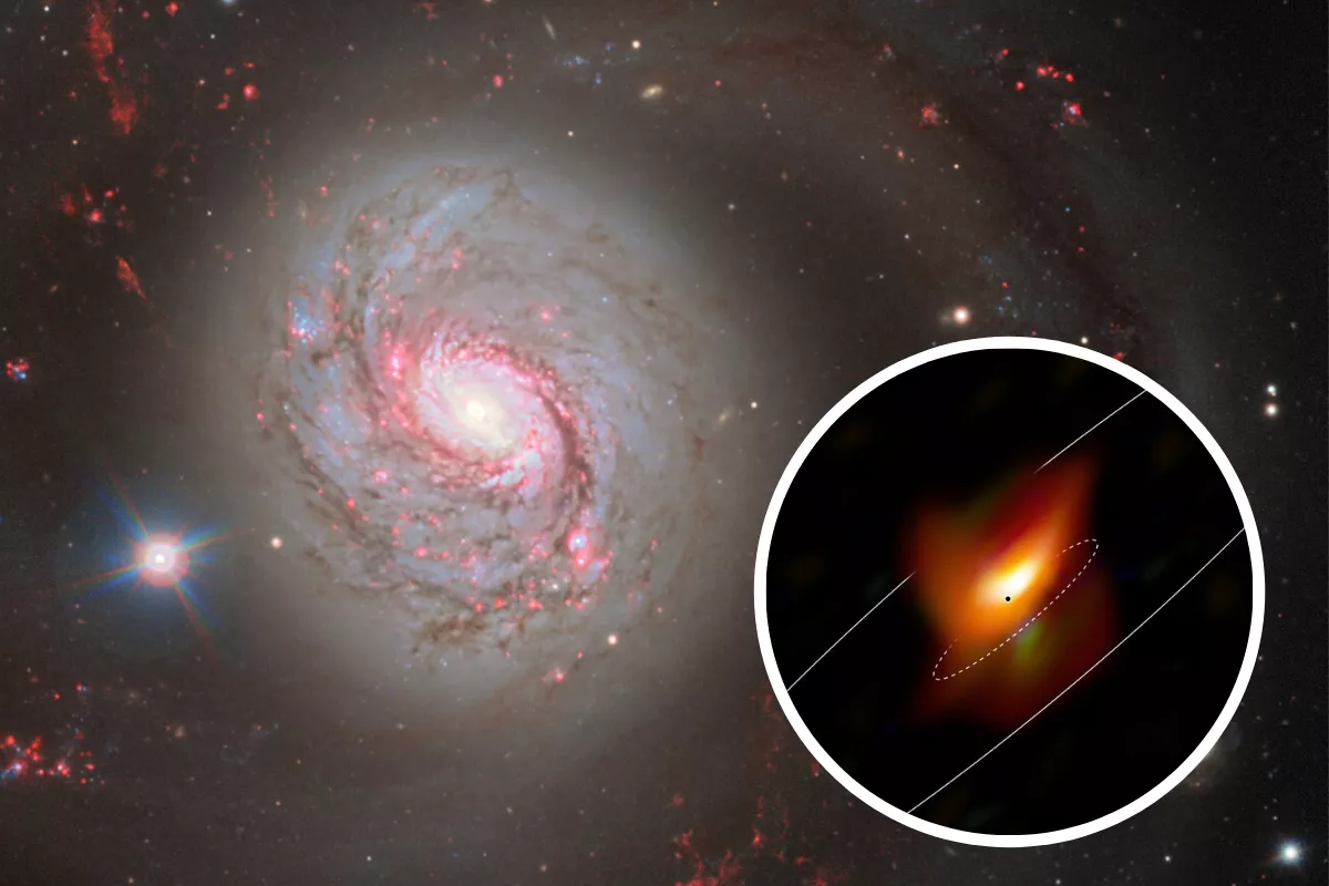 Supermassive Black Hole That Could Outshine a Galaxy Hidden Behind Cosmic Dust - Vimarsana News