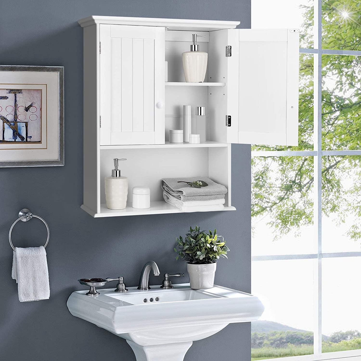 Pranet Freestanding Bathroom Cabinet