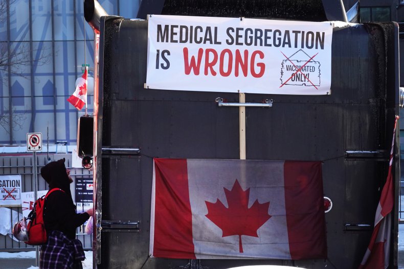 canada truckers protest freedom vaccine mandate