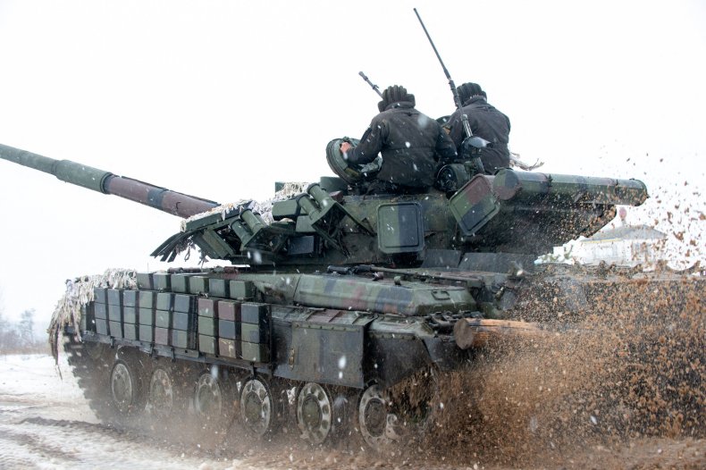 Ukrainian Tank Exercise