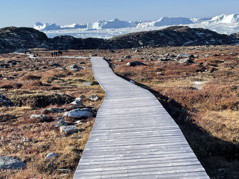 Boardwalk to Ilulissat Icefjord