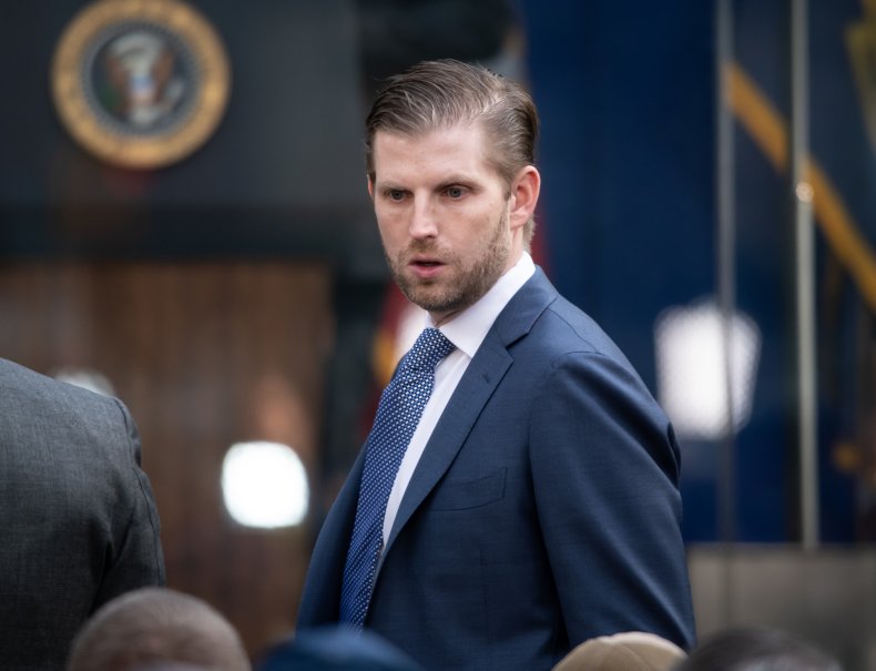 Eric Trump Attends a Veterans Day Parade
