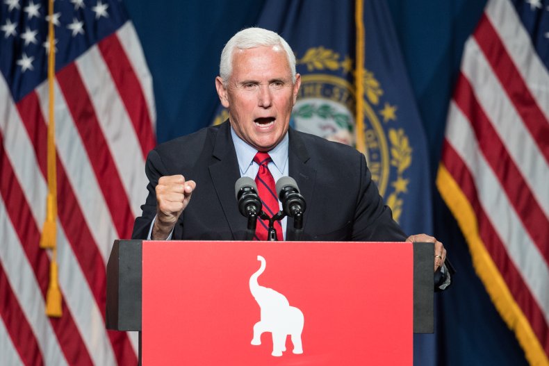 Pence Speaks at the Lincoln-Reagan Dinner