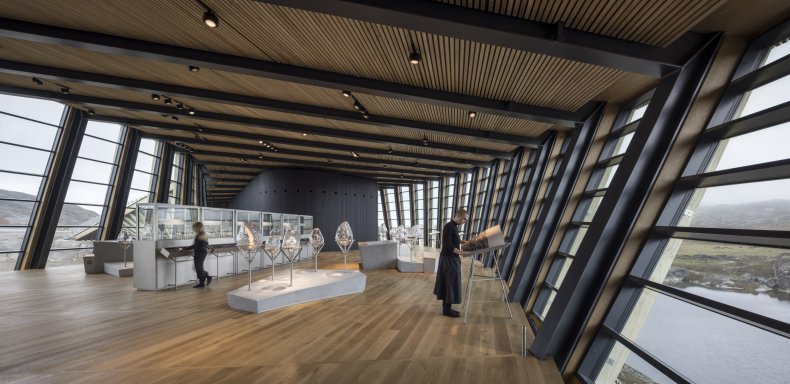 Interior of Icefjord Centre