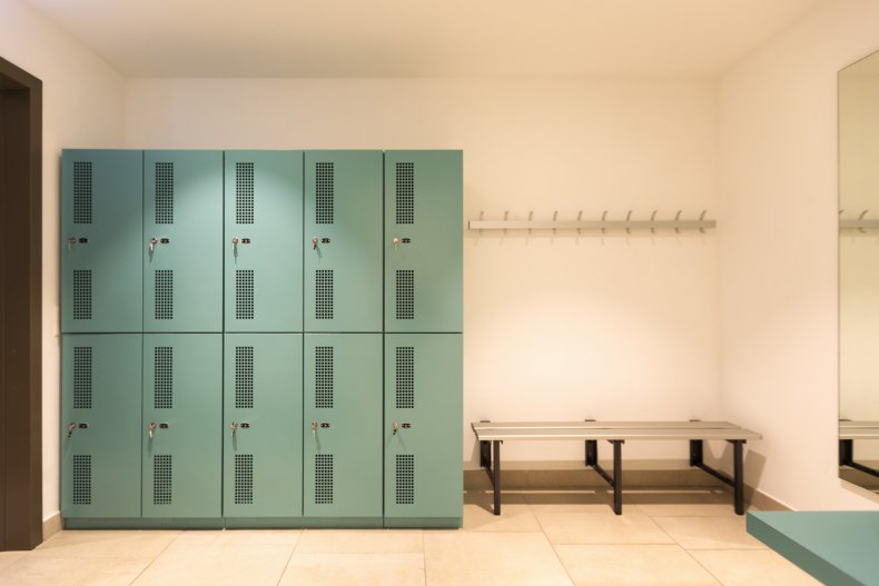 Locker room