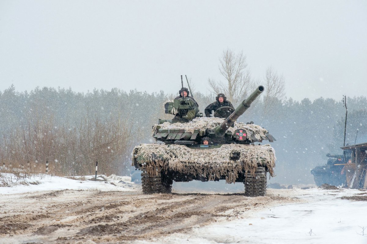 Ukrainian Tank Exercise