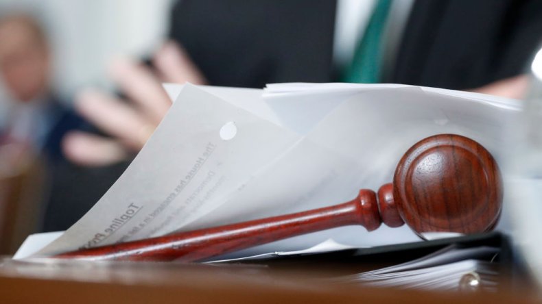 Gavel in courtroom