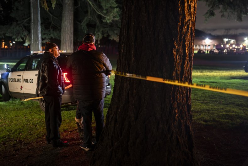 Neighbors watch as Portland police investigate