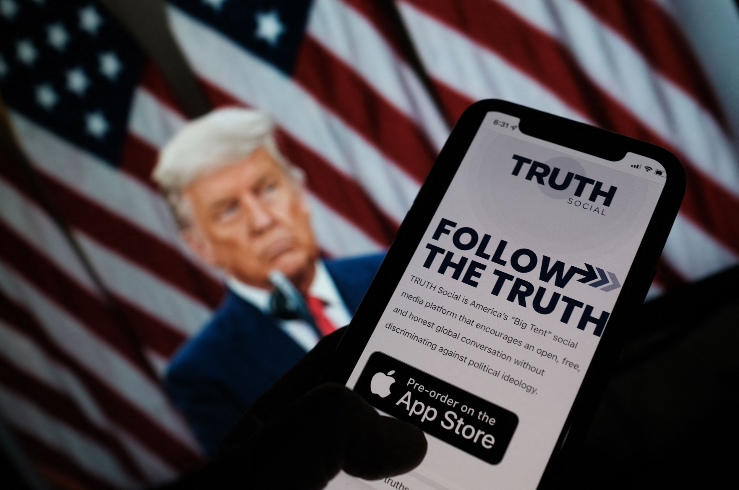 Donald Trump and his social media platform, Truth Social