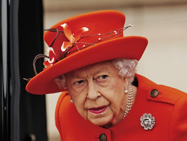 Queen Elizabeth II at Buckingham Palace