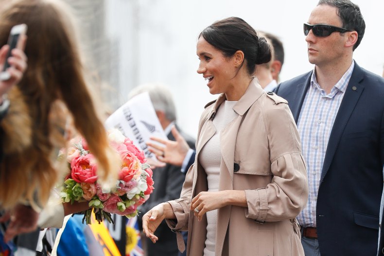 Meghan Markle With Police Protection Officer