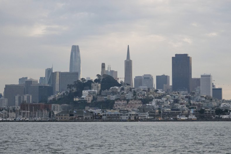 A panoramic view of the San Francisco 