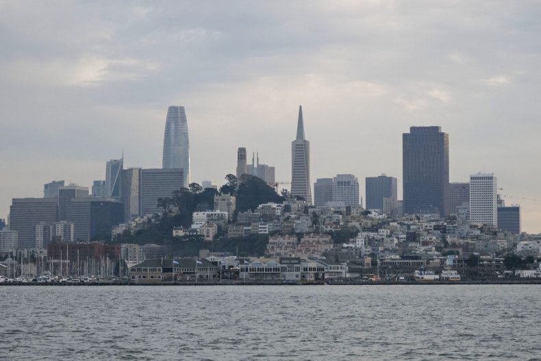 A panoramic view of the San Francisco