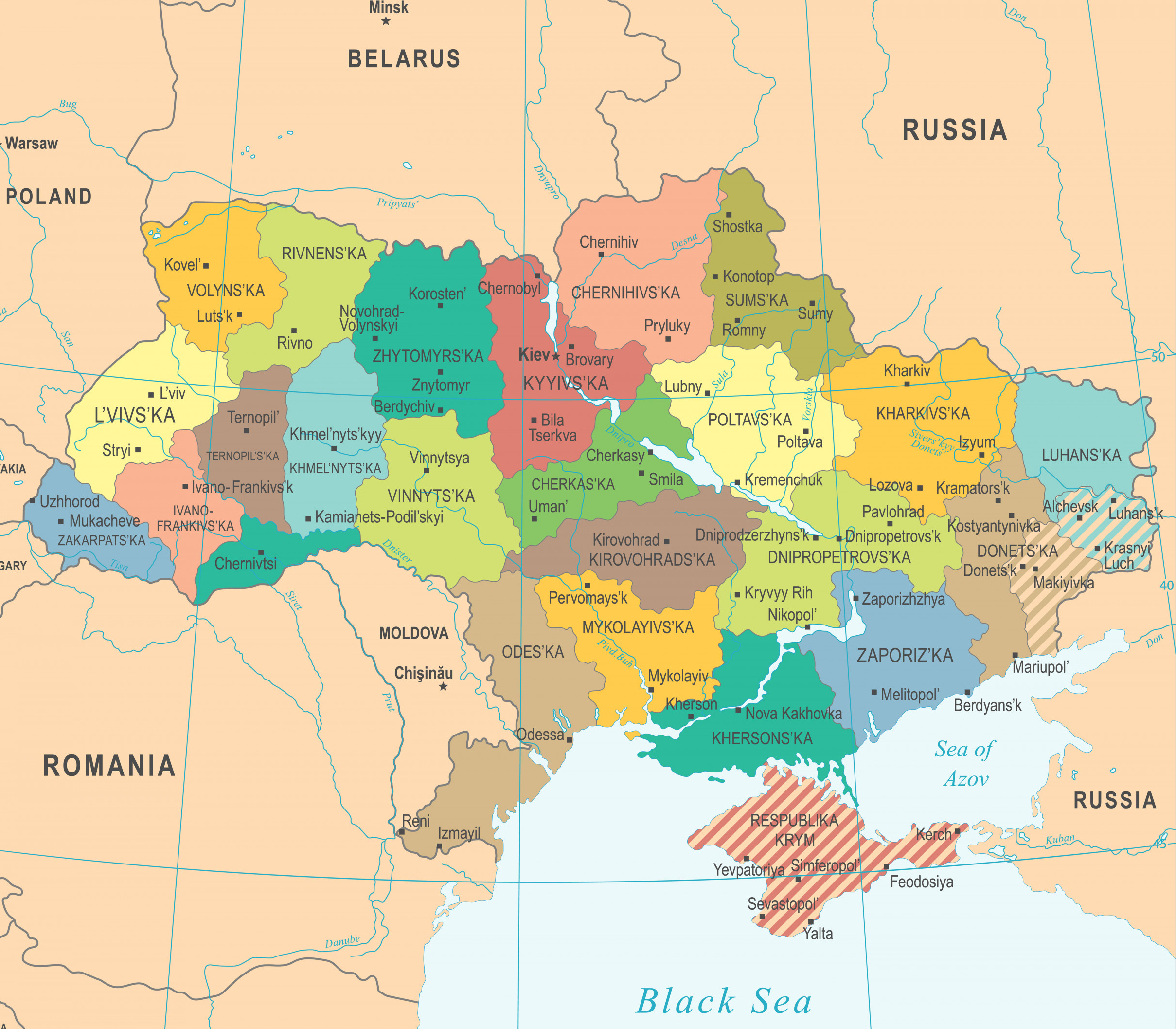 Ukraine Map—Putin's Possible Next Moves In Breakaway Regions Explained ...