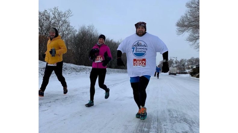 Hypothermic Half Marathon David Eliuk Record Shirts