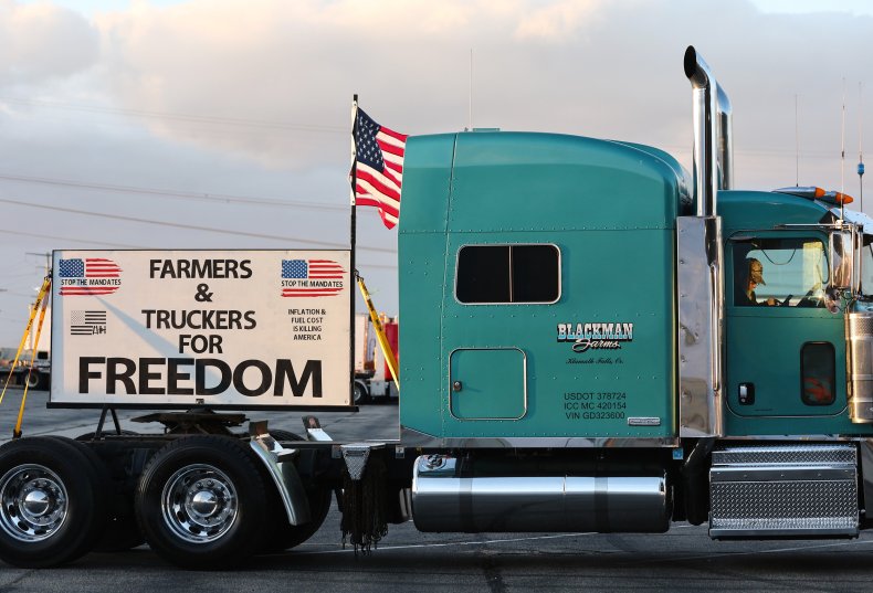 trucker convoy protest 