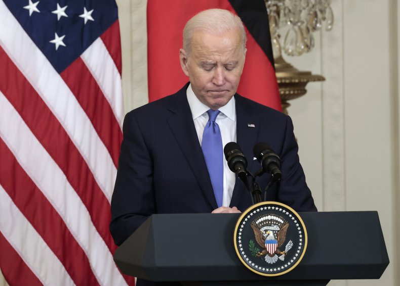 Joe Biden Speaks at a News Conference