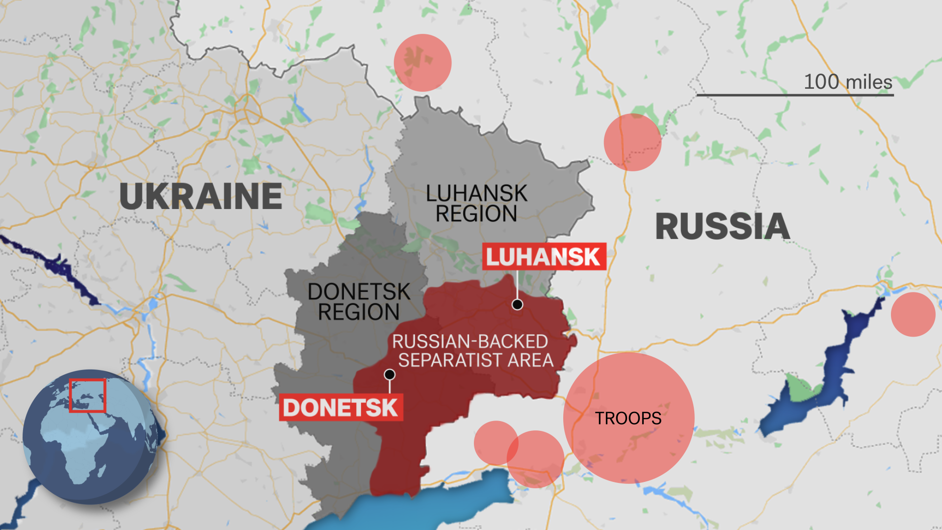 Ukraine Map Putin s Possible Next Moves In Breakaway Regions Explained