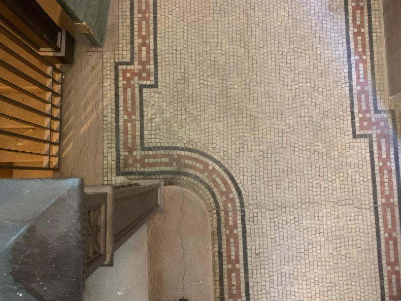 Photo of the hidden tiles. 