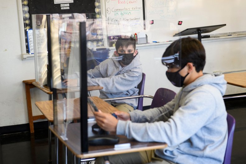 mask california paraeducator emily mahoney