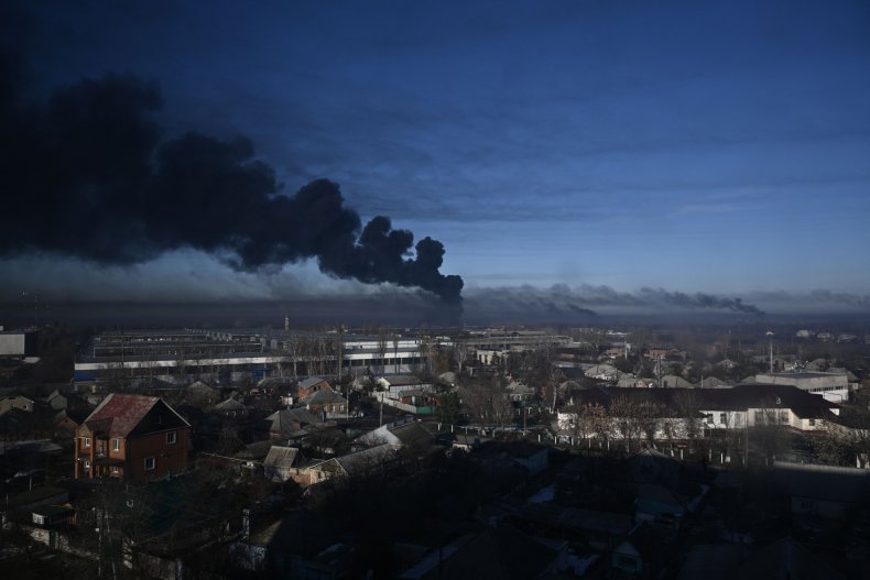 Explosion near Kharkiv, Ukraine
