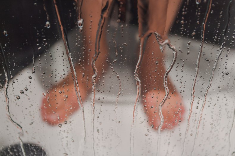 File photo of someone showering.