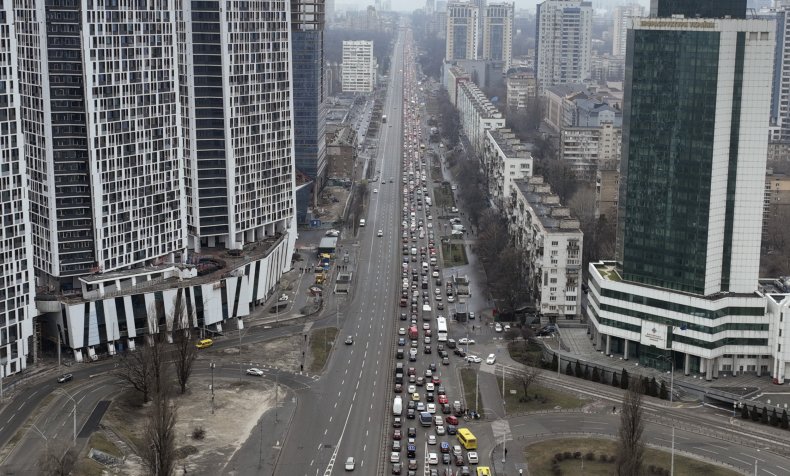 Traffic in Kyiv