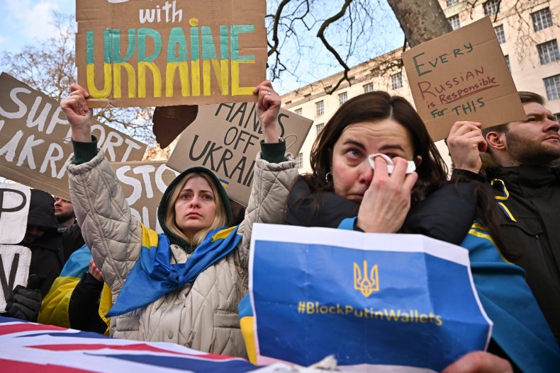 Protest for Ukraine