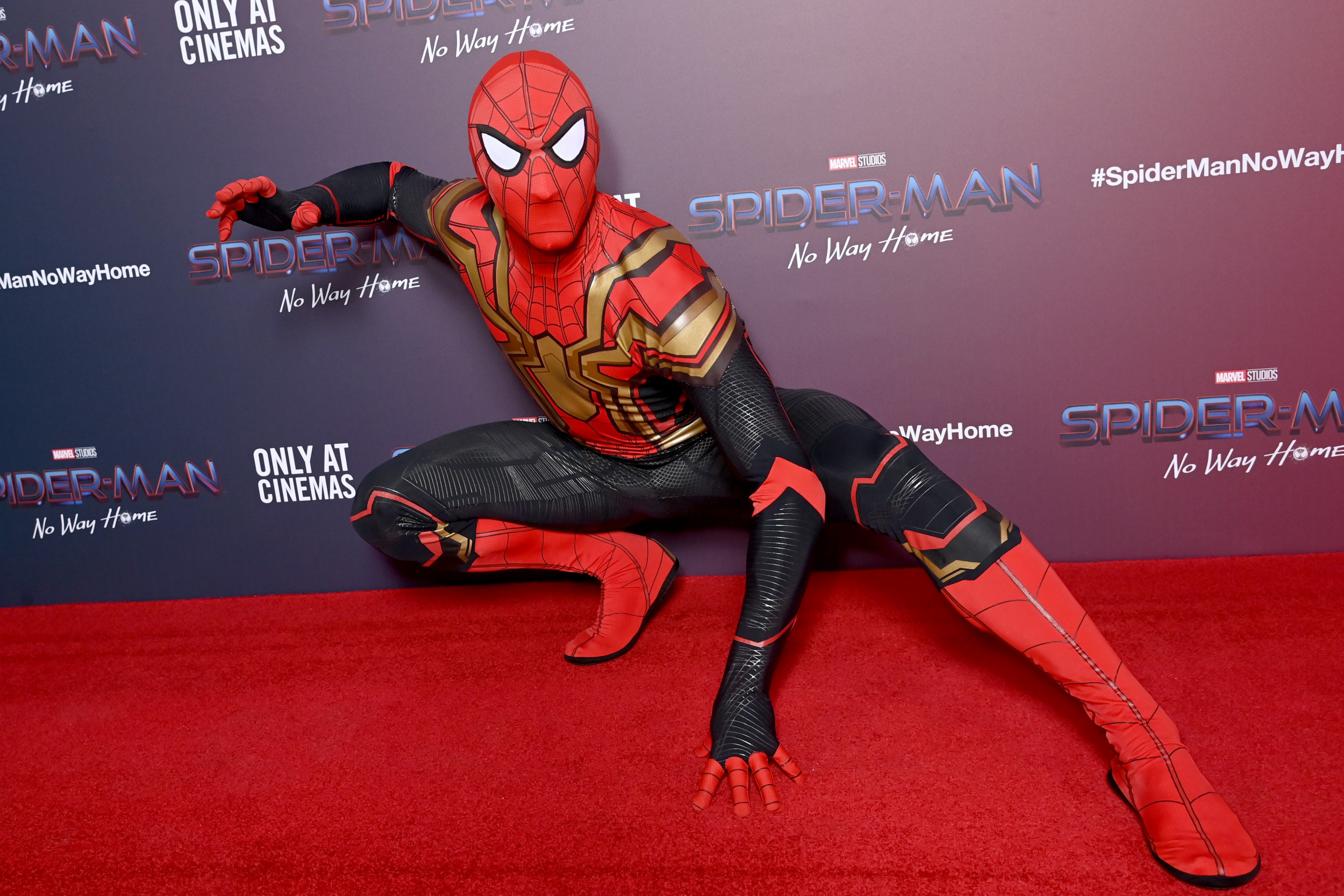 Spider-Men Recreate Iconic Meme Ahead of 'No Way Home' Digital Release