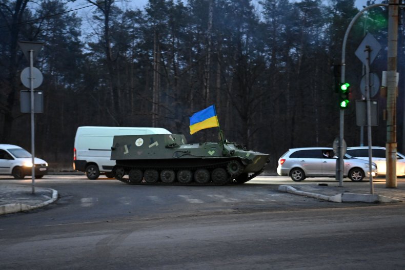 Ukrainian tank
