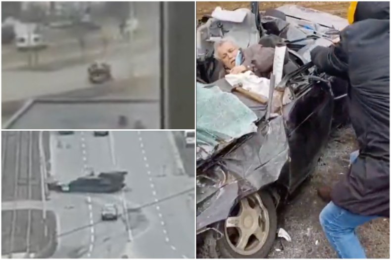 Ukraine car crash 