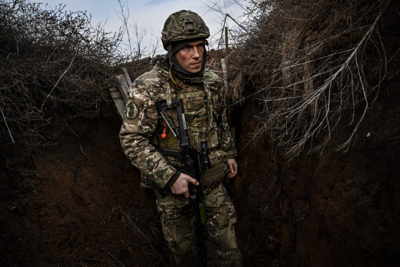 Ukrainian Soldier on Patrol